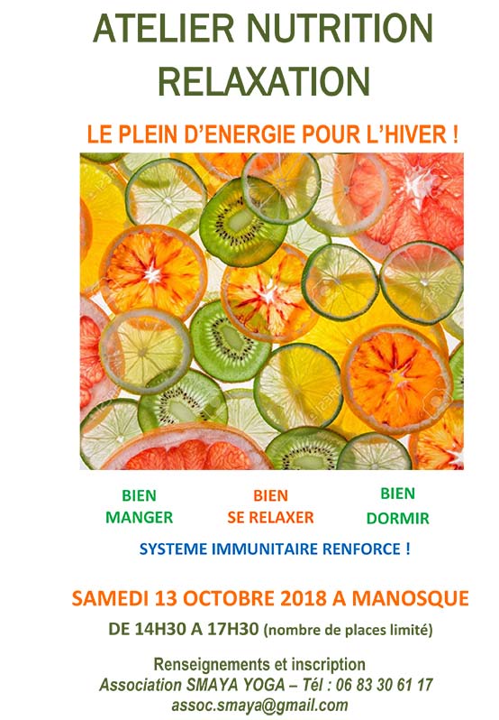 Atelier du 13 octobre 2018