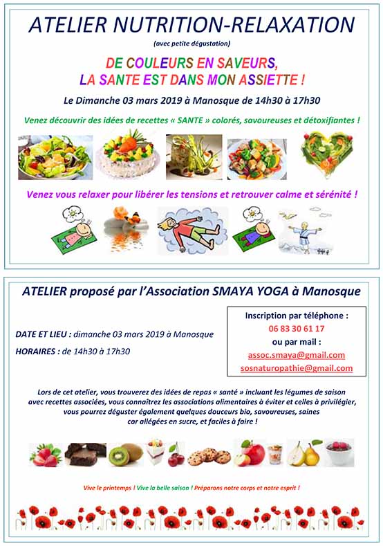 Atelier du 3 mars 2019