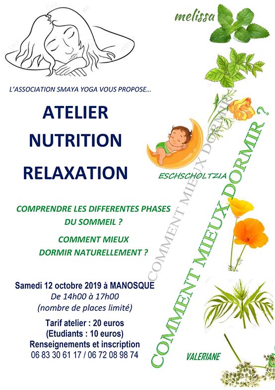 Atelier octobre 2019 Le sommeil